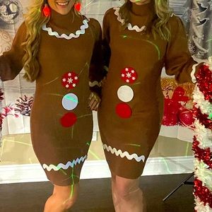 2 Custom Gingerbread dresses
